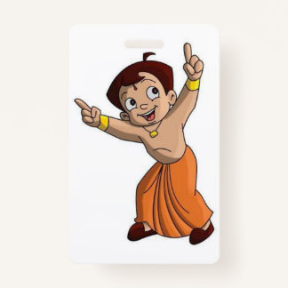 "Chhota Bheem Adventure Clipboard: Where Fun Meets Badge
