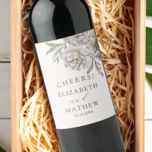 Chi Beige off White Floral Wedding Favor