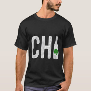 Chi Chicago Beer Bottle Irish St Patricks Day T-Shirt