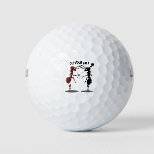 CHI FOUR MI  pierrefeuilleciseauxfourmi Golf Balls