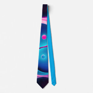 Chi Fusion: Vibrant Yin Yang Energies Neck Tie