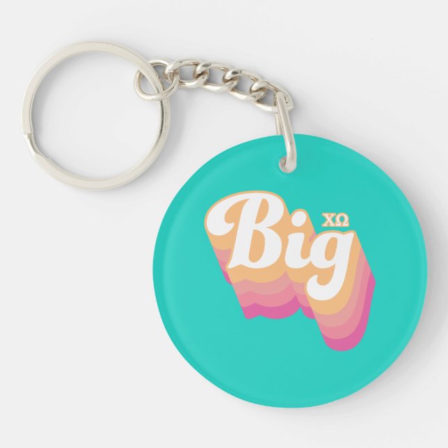Chi Omega | Big Keychain (Front)