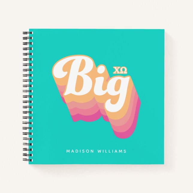 Chi Omega | Big Notebook (Front)