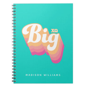 Chi Omega Big Notebook