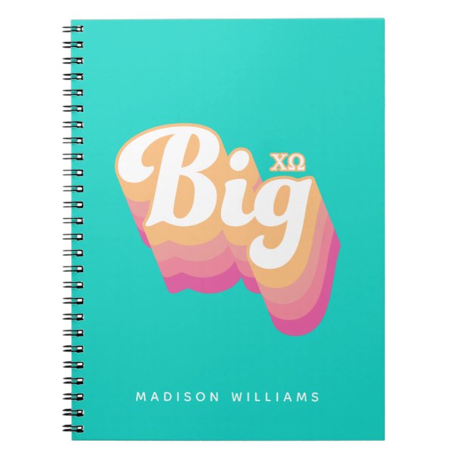 Chi Omega | Big Notebook (Front)