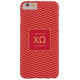 Chi Omega | Chevron Pattern Barely There iPhone 6 Plus Case