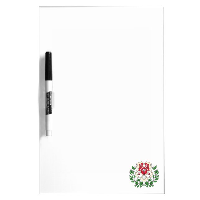 Chi Omega Crest Dry Erase Board (Front)