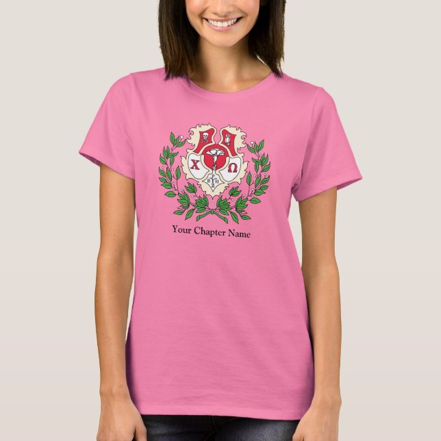 Chi Omega Crest T-Shirt (Front)