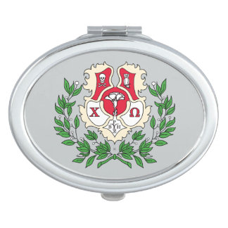 Chi Omega Crest Vanity Mirror