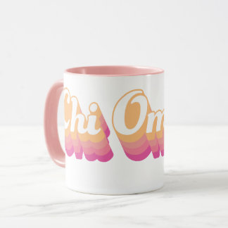 Chi Omega | Groovy Script Mug