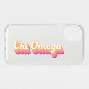Chi Omega   Groovy Script Speck iPhone 11 Case