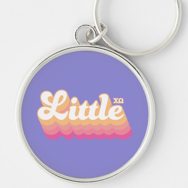 Chi Omega | Little Keychain (Front)