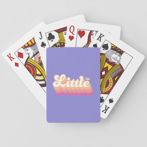 Chi Omega  Little Poker Cards