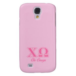 Chi Omega Pink Letters Samsung Galaxy S4 Case