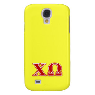 Chi Omega Red Letters Samsung S4 Case