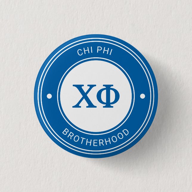 Chi Phi | Badge Pinback Button (Front)