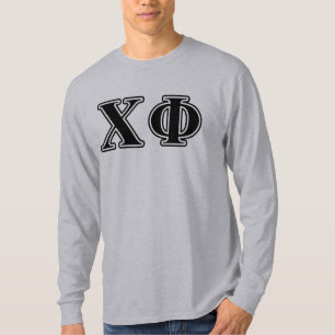 Chi Phi Black Letters T-Shirt