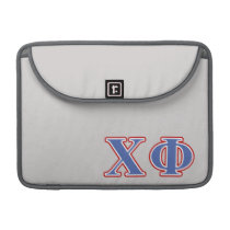 Chi Phi Blue and Red Letters MacBook Pro Sleeve