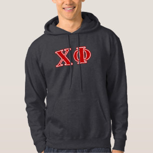 Chi Phi Red Letters Hoodie