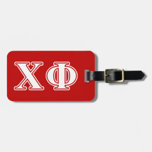 Chi Phi White Letters Luggage Tag