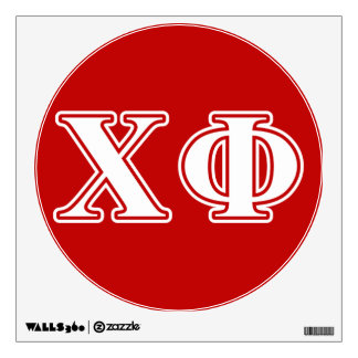 Chi Phi White Letters Wall Sticker