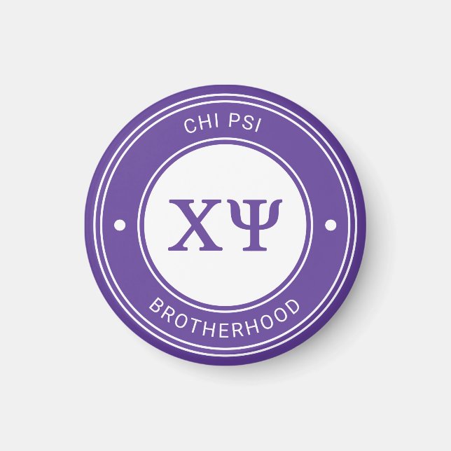 Chi Psi | Badge Magnet (Front)