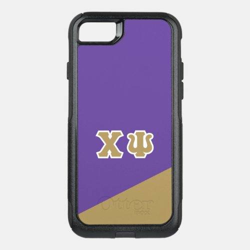 Chi Psi  Greek Letters OtterBox Commuter iPhone SE87 Case