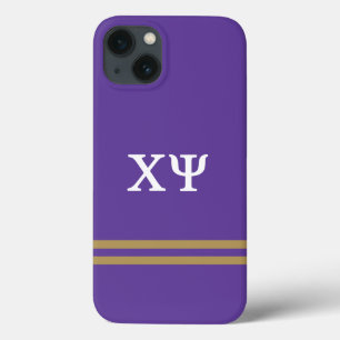 Chi Psi Sport Stripe iPhone 13 Case