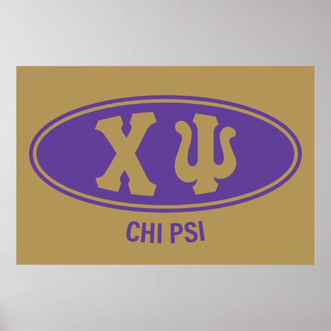 Chi Psi | Vintage Poster (Front)