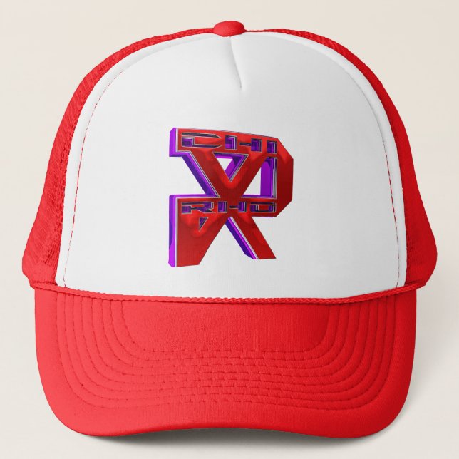 Chi Rho 1 Trucker Hat (Front)