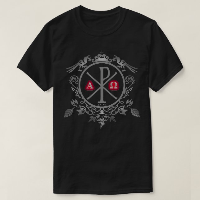Chi Rho Alpha and Omega  T-Shirt (Design Front)