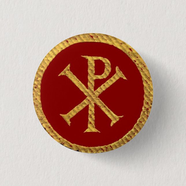 Chi Rho Button (Front)