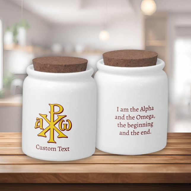 Chi Rho Christogram Candy Jar (Creator Uploaded)
