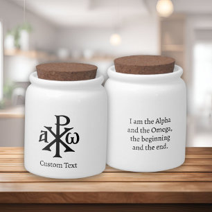 Chi Rho Christogram Candy Jar