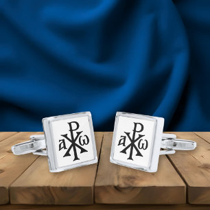 Chi Rho Christogram Cufflinks