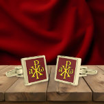 Chi Rho Christogram Cufflinks