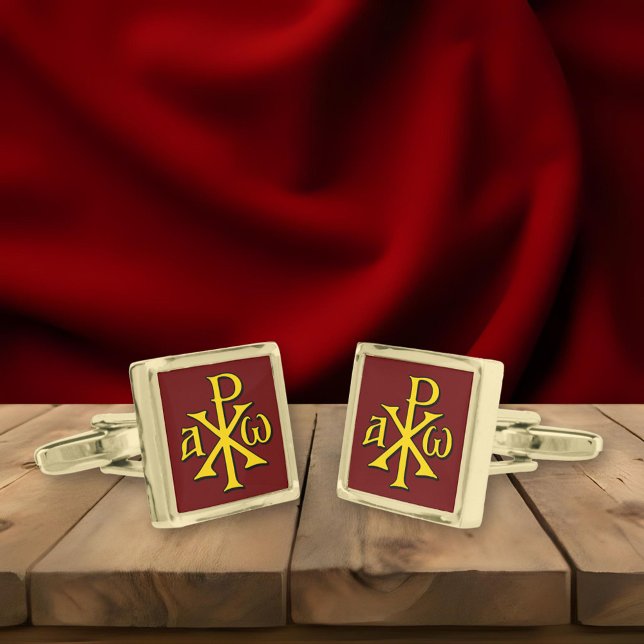 Chi Rho Christogram Cufflinks (Creator Uploaded)