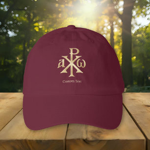 Chi Rho Christogram Hat