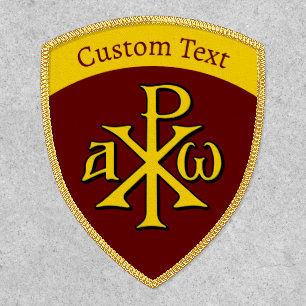 Chi Rho Christogram Patch