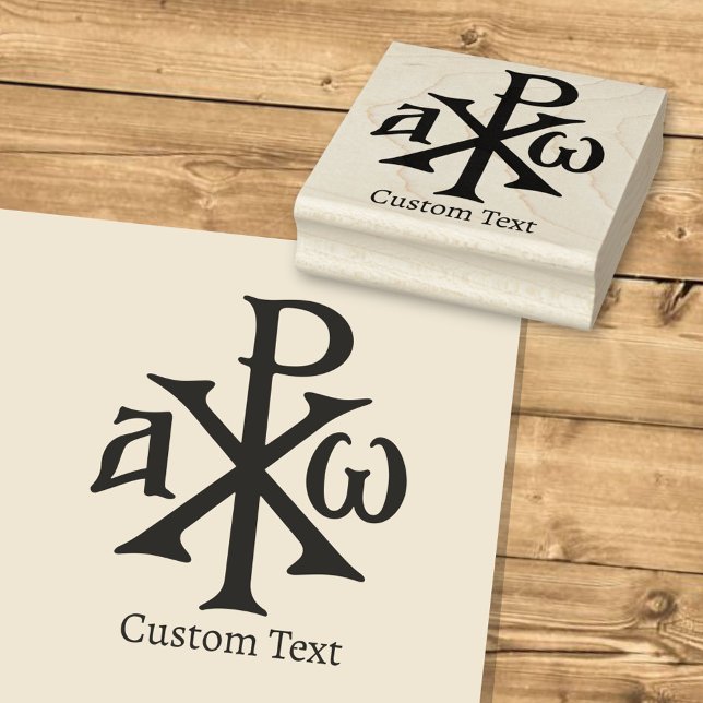 Chi Rho Christogram Rubber Stamp (Creator Uploaded)