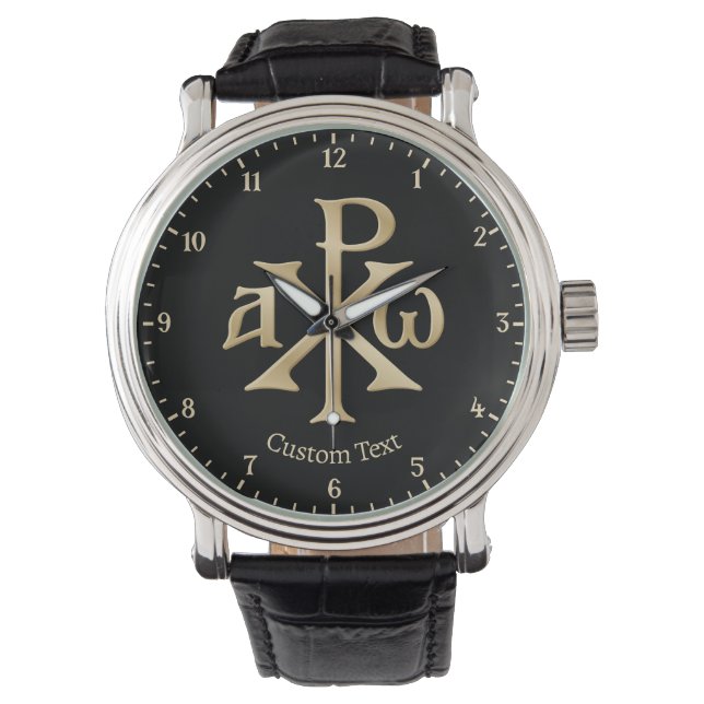 Chi Rho Christogram Watch (Front)