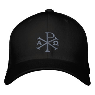 Chi Rho Embroidered Hat