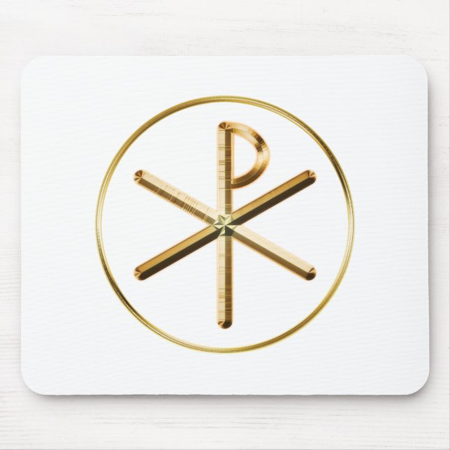Chi-Rho glow Mouse Pad (Front)