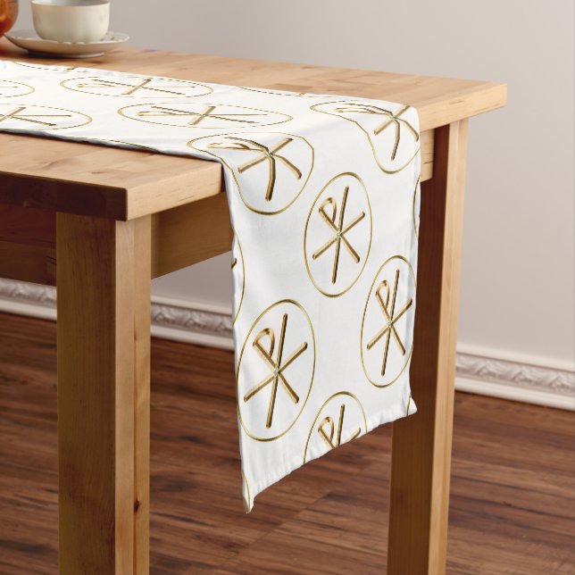 Chi-Rho glow Short Table Runner (In Situ)