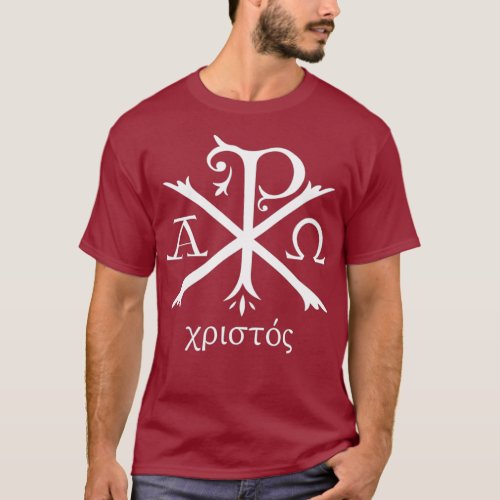 Chi Rho  Jesus Christ Christian Ancient Monogram T_Shirt