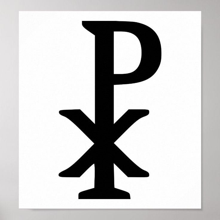 Chi rho - Jesus Poster | Zazzle