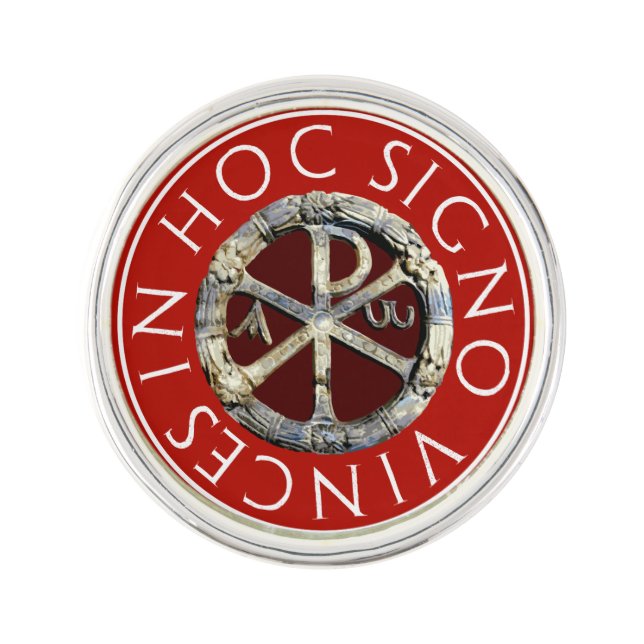 Chi-Rho Lapel Pin (Front)