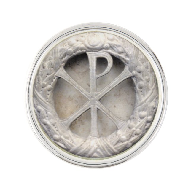 Chi Rho Monogram Lapel Pin (Front)