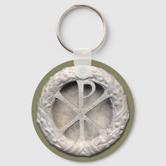 Chi-Rho or the Monogram of Christ Keychain (Front)