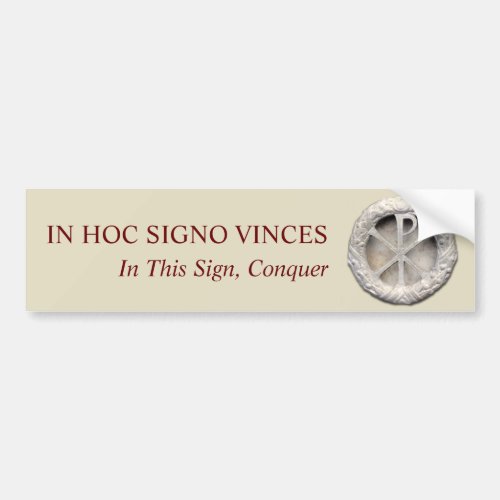 Chi Rho Sign Bumper Sticker